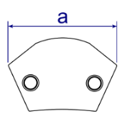 Interclamp 124 Variable Angle Elbow Tube Clamp Fitting - Technical Drawing 3