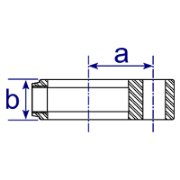 Interclamp 138 Gate Eye Tube Clamp Fitting - Technical Drawing 1