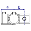 Interclamp 165 Combination Socket Tube Clamp Fitting - Technical Drawing 1