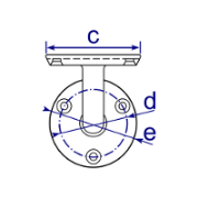 Picture of 746 - Assist Saddle Wall Bracket