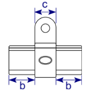 Picture of 750 -  Assist Variable Expanding Top Rail Fitting