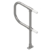 Interclamp Modular Handrail System - 4020 End post with D return