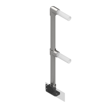 Interclamp 4030D48-FL-02 - End post for modular handrail system Interclamp 4030D48-FL-02 - End post for modular handrail system