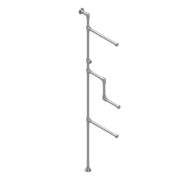 Interclamp GR0002 - Garment Rack Wall Mounted