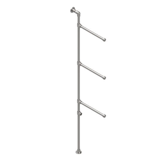  Interclamp GR0006 Garment Rack / Clothing Display (Floor and Wall Mounted)