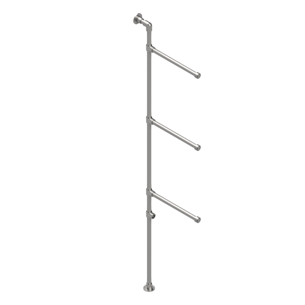  Interclamp GR0006 Garment Rack / Clothing Display (Floor and Wall Mounted)