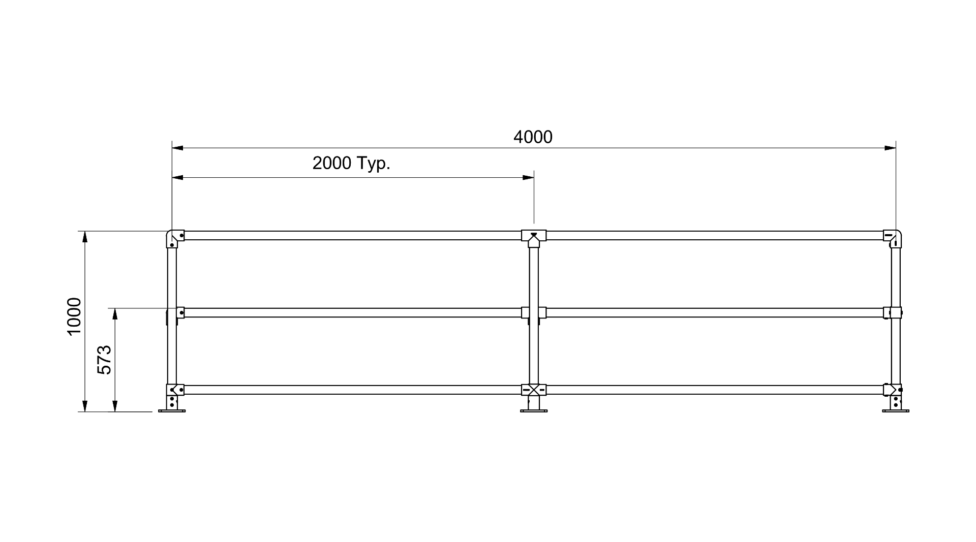 Interclamp 1034 Trolley Bay - Modular Handrail Systems