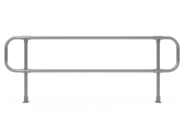 Interclamp 4020 D48 2m Handrail Kit with D return ends Interclamp 4020 D48 2m Handrail Kit with D return ends