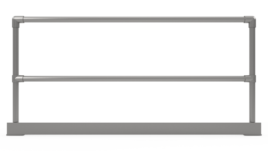 Interclamp 4030 D48 2m Handrail Kit 2 - Flat View Image
