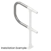 Interclamp 721-C42 Handrail Return Bend - Typical Installation Example