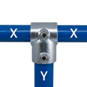 Interclamp 101R Reducing Short Tee Tube Clamp Fitting