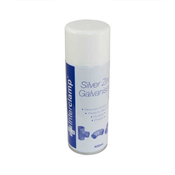 Interclamp 390 - Silver Zinc Galvanising Spray