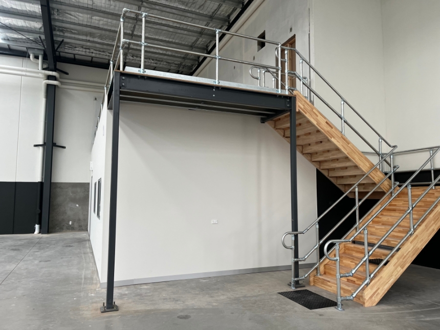 Tube Clamp Mezzanine Guardrail & Disability Handrail