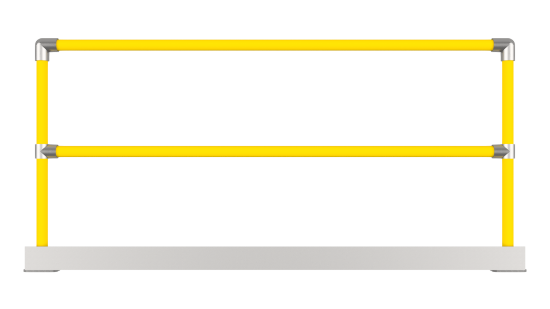 Interclamp 4030 D48 2m Handrail Kit 2 - Flat View Image