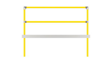 Interclamp 4030 D48 2m Ground Embedment Handrail Kit 2 - Flat View Image Interclamp 4030 D48 2m Ground Embedment Handrail Kit 2 - Flat View Image