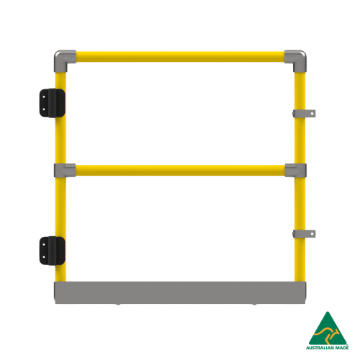 Full Height Self Closing Safety Gate - Safety Yellow  Full Height Self Closing Safety Gate - Safety Yellow