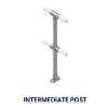 Interclamp 4020 Style Intermediate Handrail Post