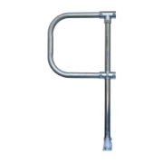 Interclamp 4020-FL-01 modular tube clamp handrail stanchion with d-return