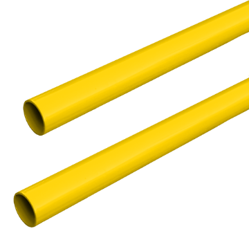 Interclamp D48 (48.3mm OD) Safety Yellow 2000mm Handrail Tube Section (Top Rail and Mid Rail) Interclamp D48 (48.3mm OD) Safety Yellow 2000mm Handrail Tube Section (Top Rail and Mid Rail)