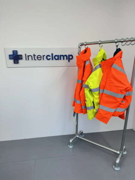 Interclamp Tube Clamp Clothing Rail